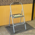 Grey 2 Step Folding Step Stool